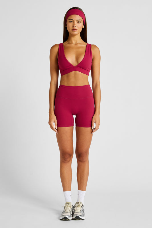 NEW ALLFENIX CloudCore 5" Bike Short (Cherry)