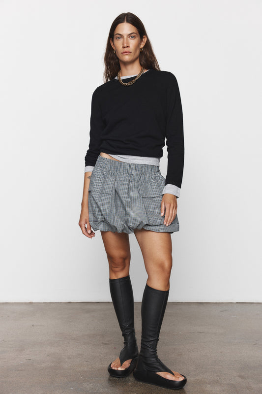 Blanca Studio Amber Layered Sweater (Black)