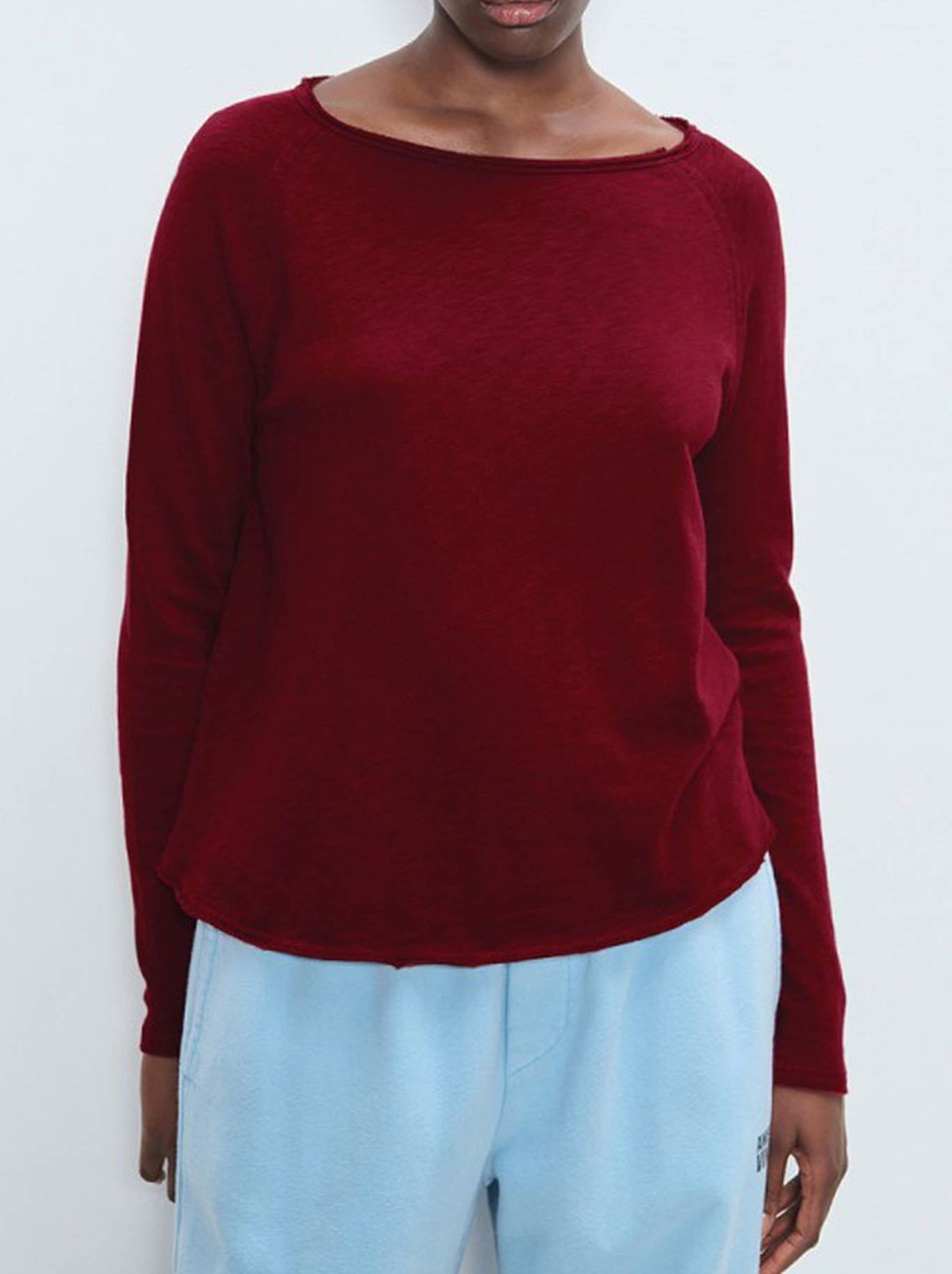 AMERICAN VINTAGE SONOMA LONG SLEEVE TEE (Bush)