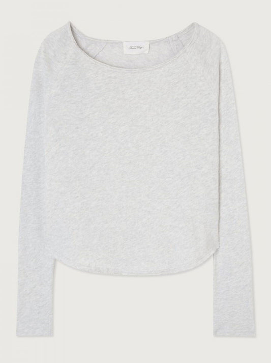 AMERICAN VINTAGE SONOMA LONG SLEEVE TEE (White)