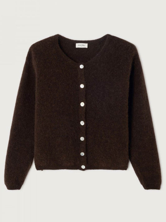 AMERICAN VINTAGE VITOW CARDIGAN (Coffee Melange)