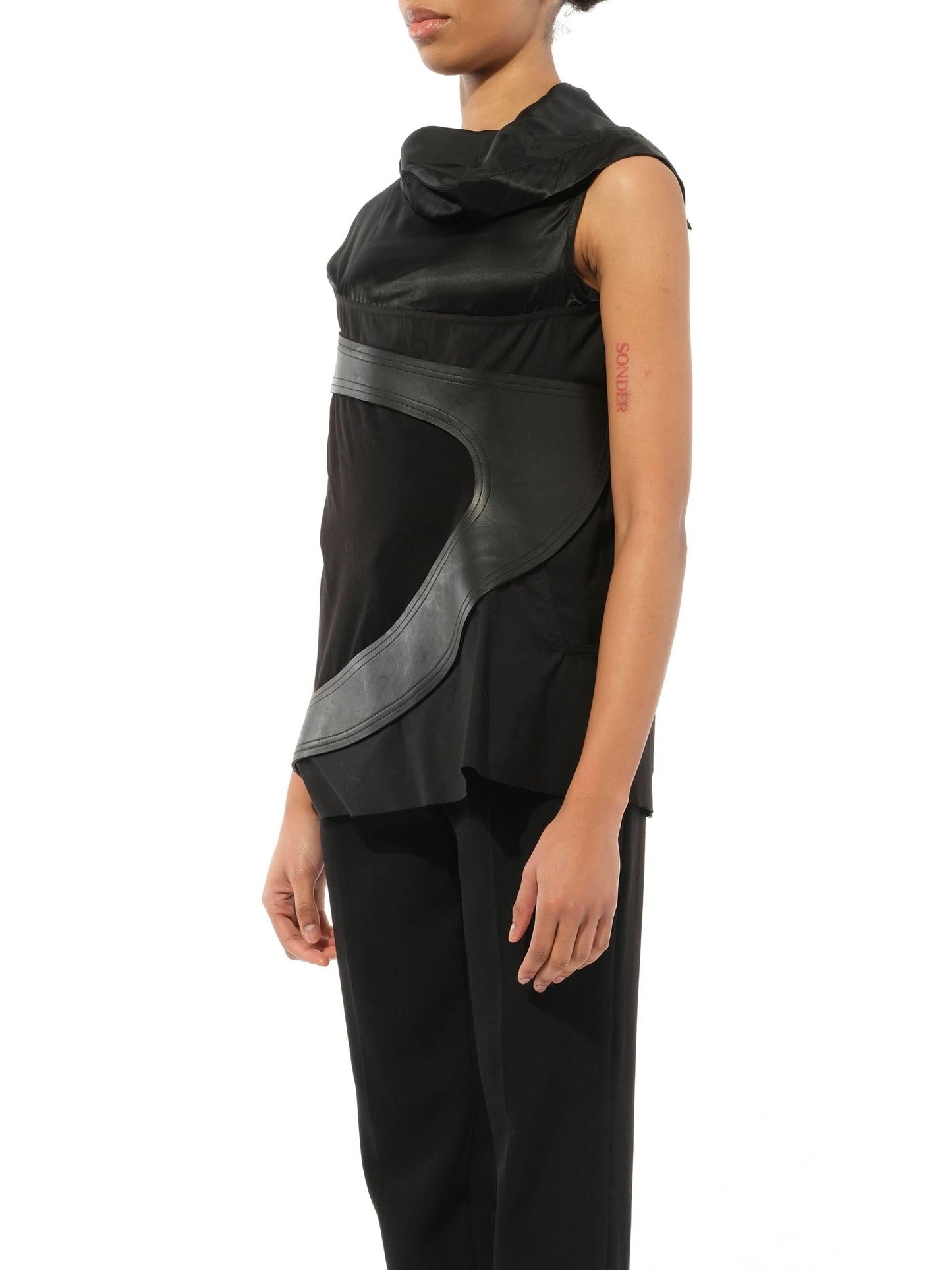 RICK OWENS Arc Top Tunic (Black)