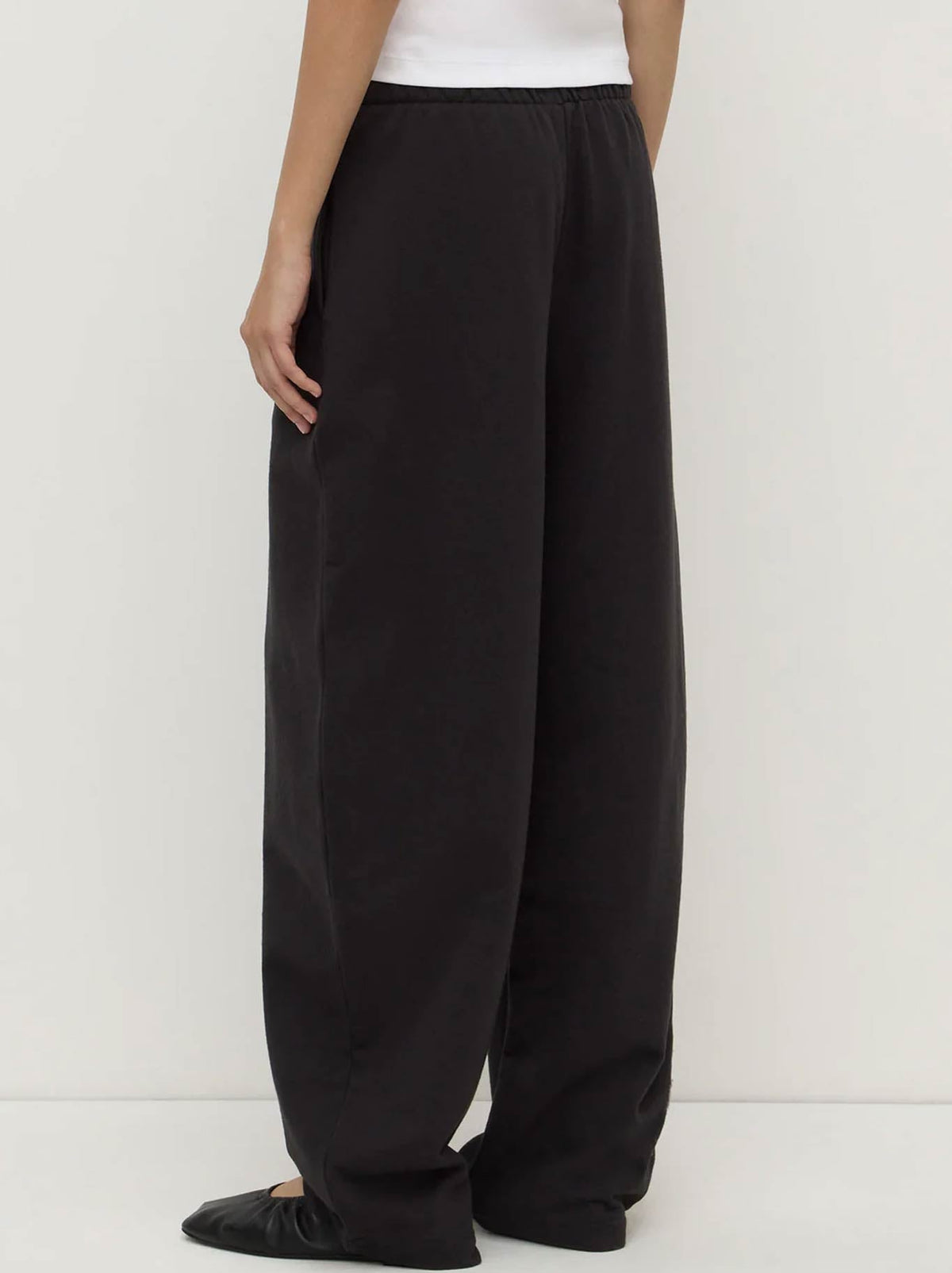 ASSEMBLY LABEL BRUSHED COTTON LOUNGE PANT (Black)