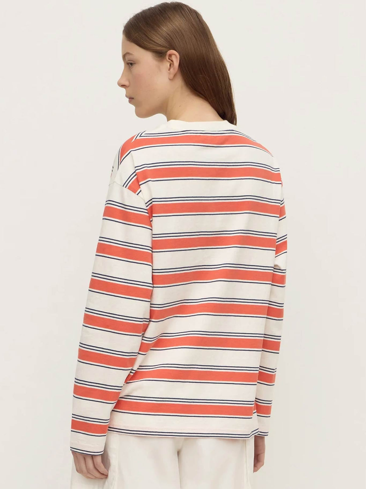 ASSEMBLY LABEL ELIANA STRIPE LONG SLEEVE TEE (Dahlia)