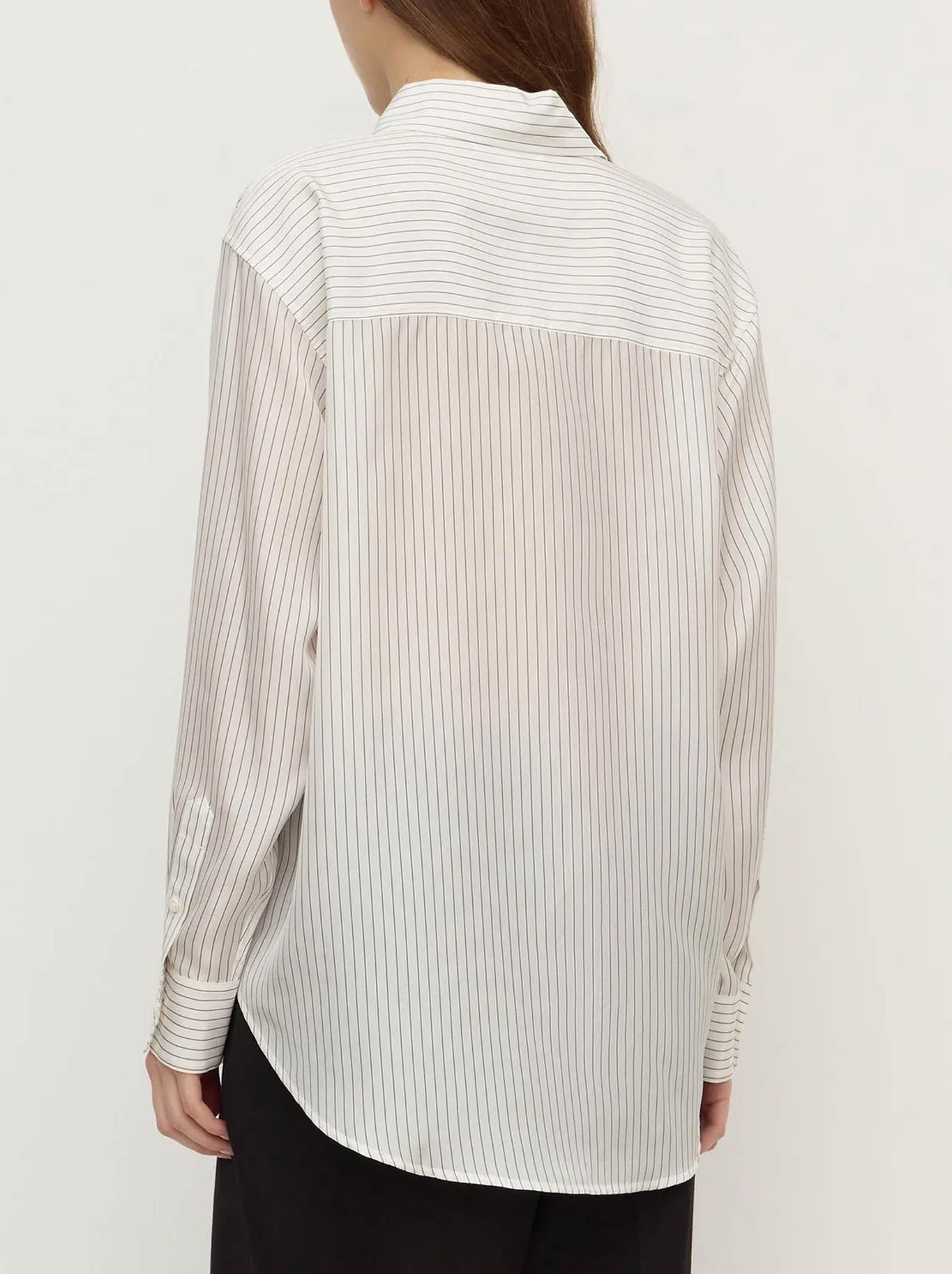 ASSEMBLY LABEL SASKIA SILK SHIRT (Cream)