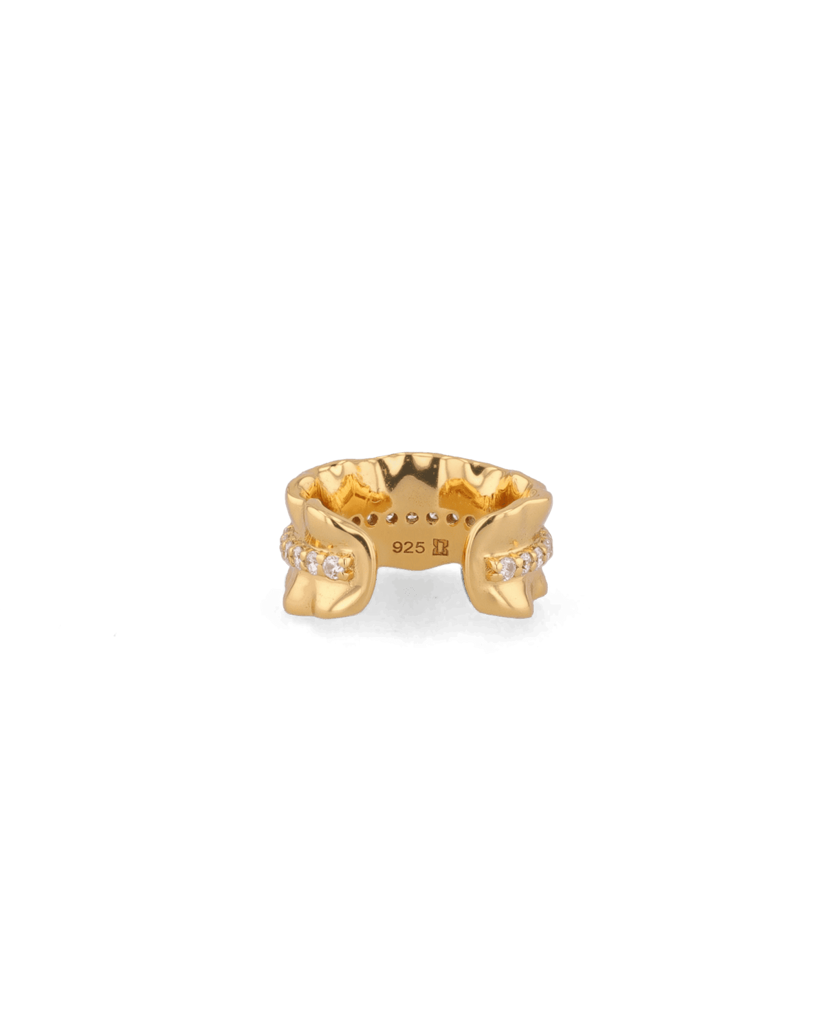 LAVANA Aurora Gold Diamond Ear Cuff