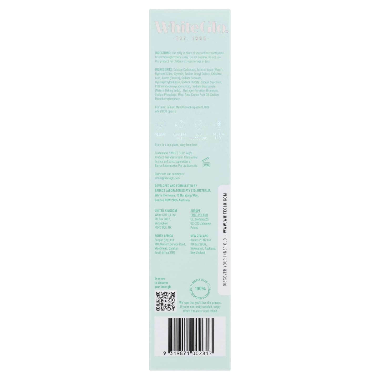 Glo Express White Whitening Toothpaste