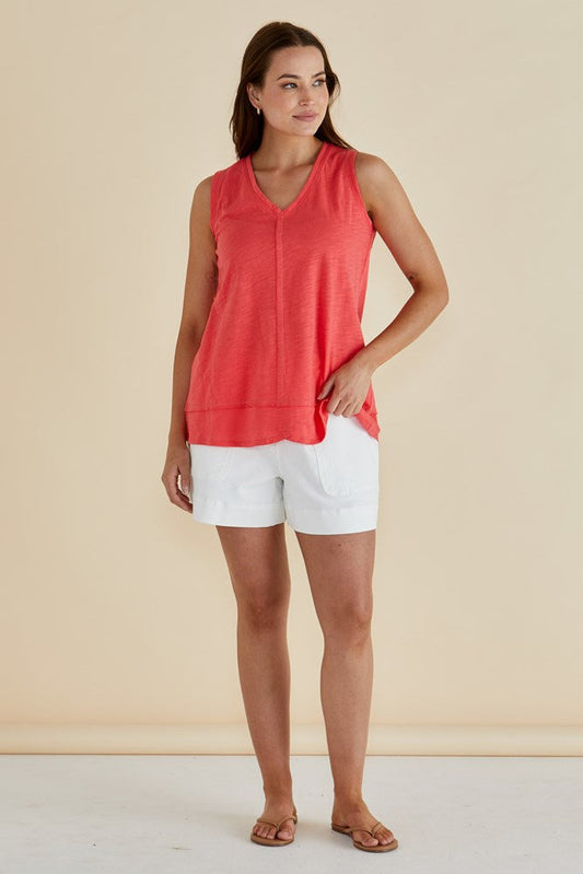 Betty Basics Mariah Tank (Grapefruit)