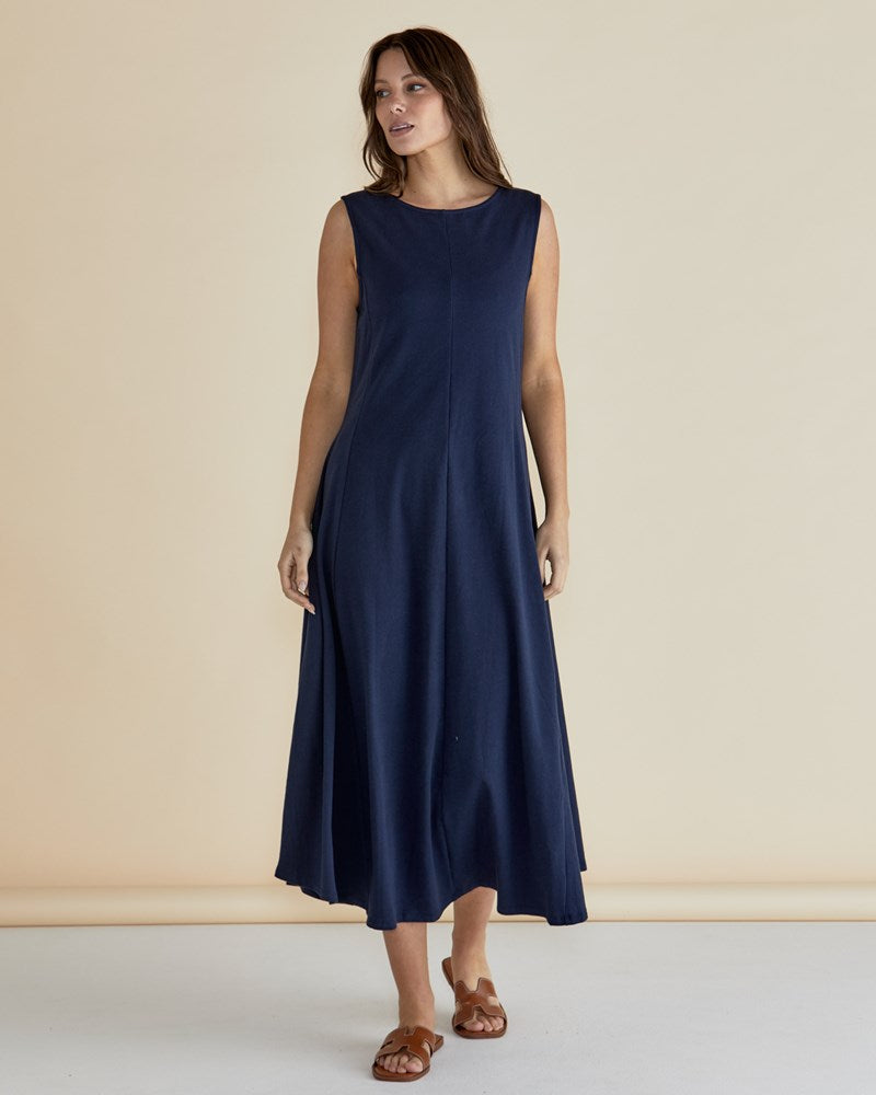 Betty Basics Sabrina Maxi Dress (Navy)