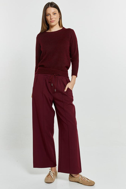 Betty Basics Maddison Jogger (Wine)