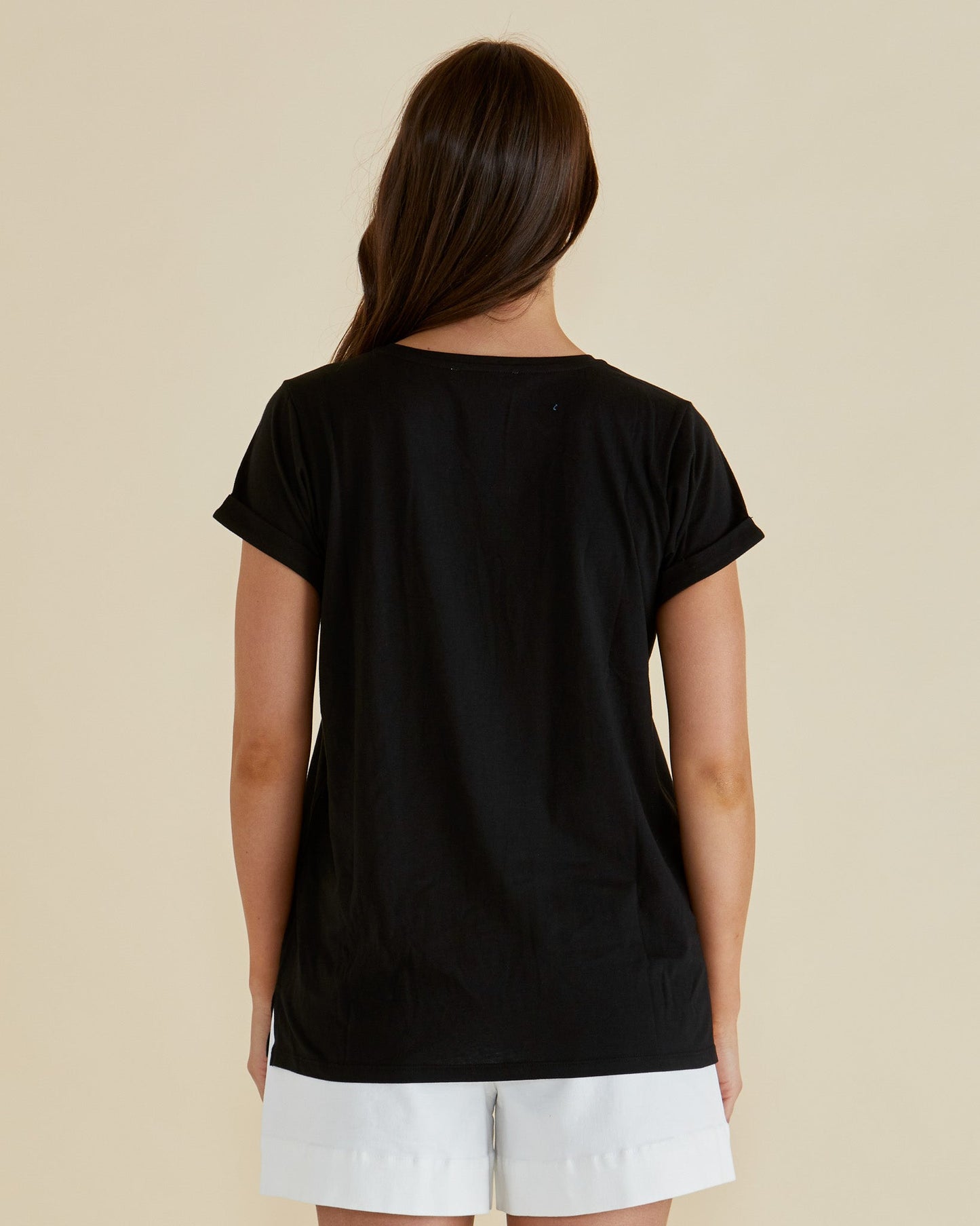 Betty Basics Caia Crew Tee (Black)