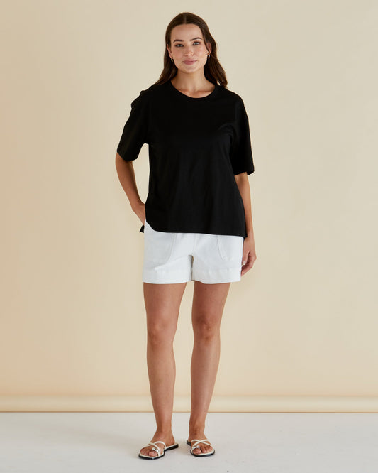 Betty Basics Relax Boxy Tee (Black)