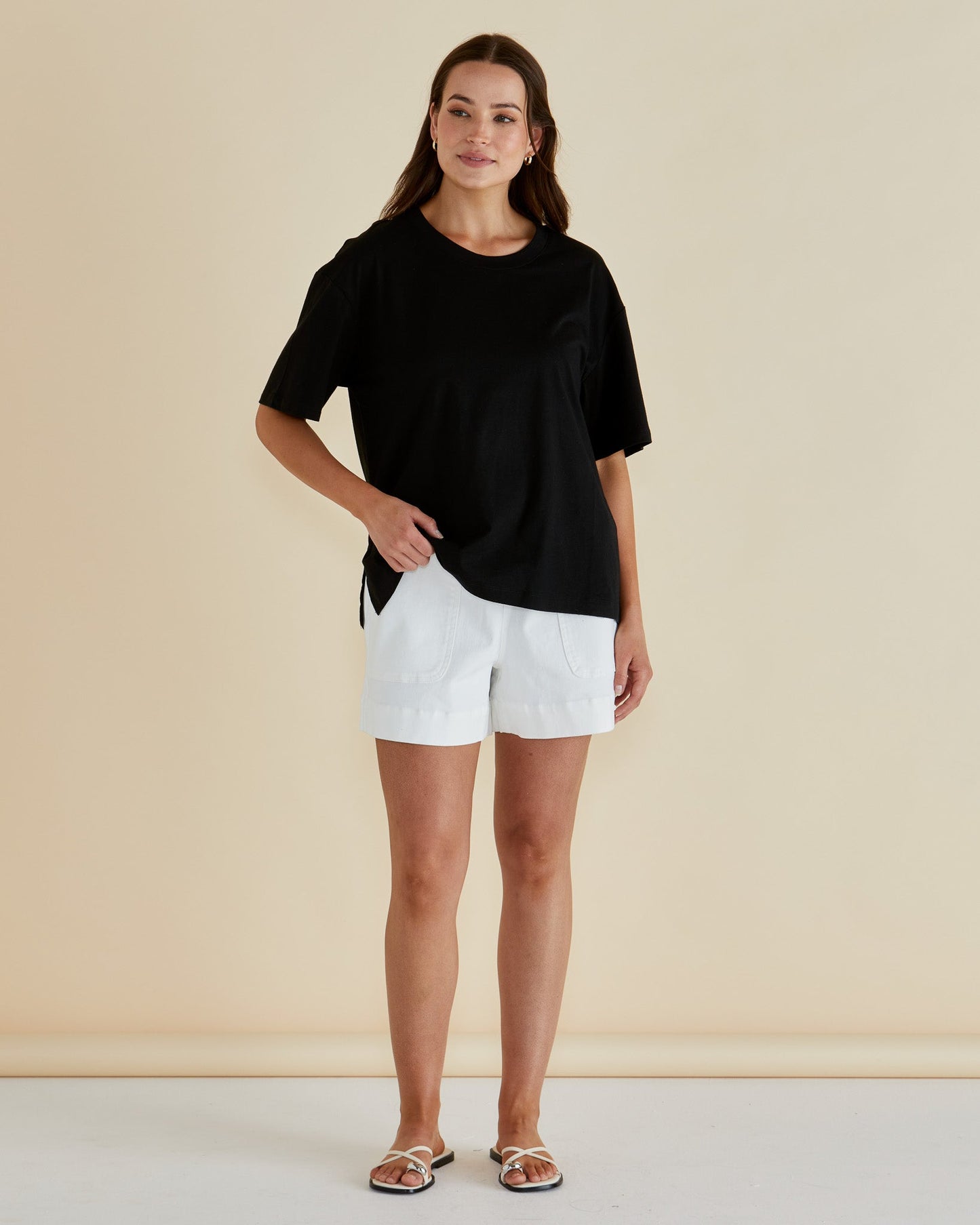 Betty Basics Relax Boxy Tee (Black)