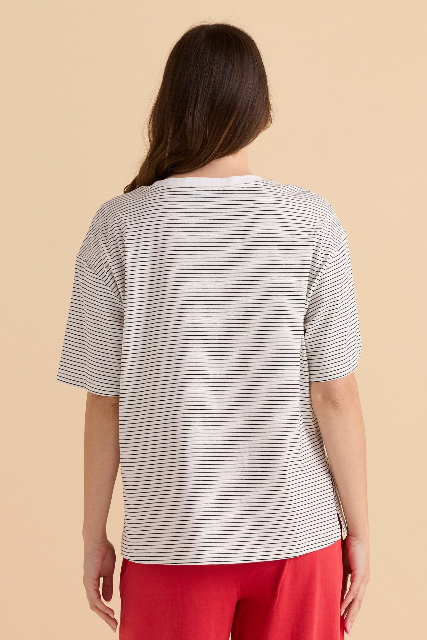 Betty Basics Relax Boxy Tee (Chilli Print)