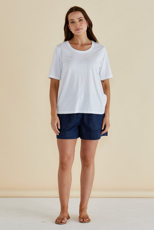 Betty Basics Riley Tee (White)