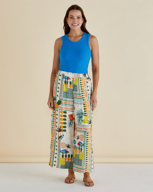 Betty Basics Francis Rib Tank (Blue)