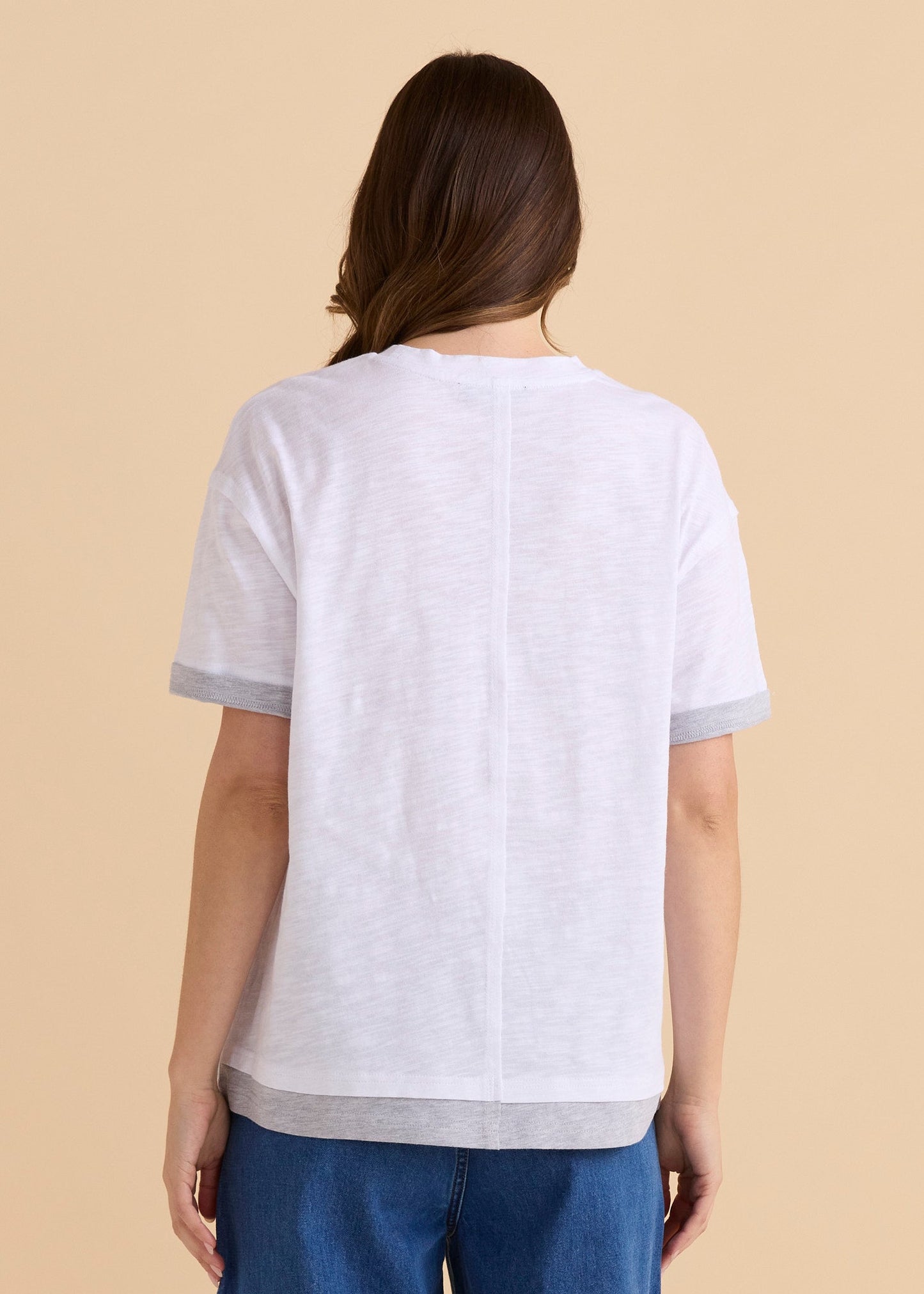 Betty Basics Boyfriend Tee (White)