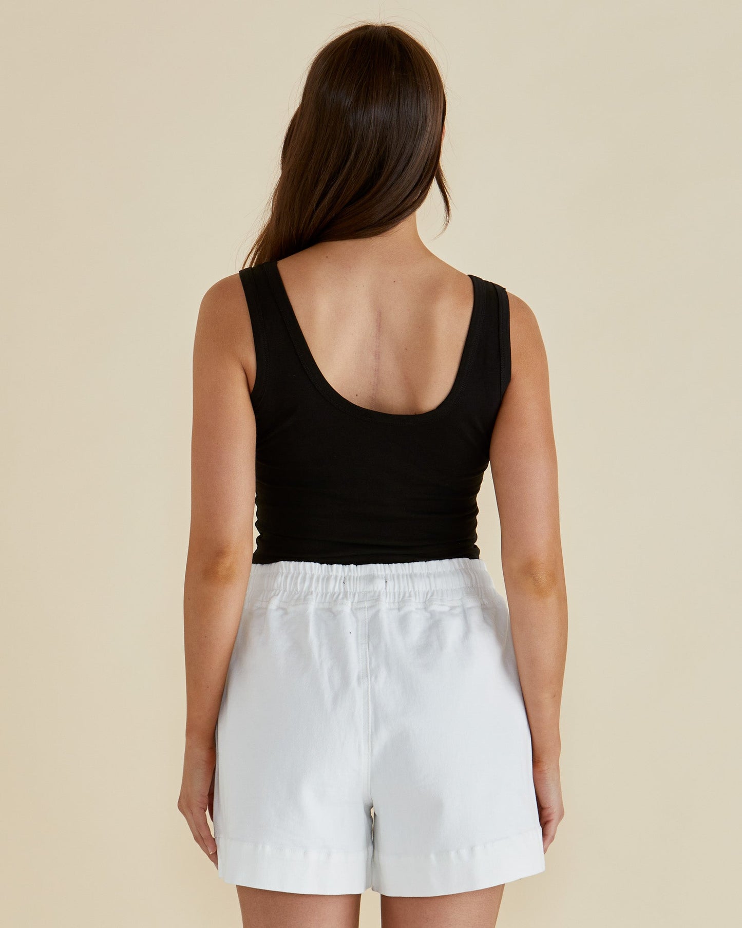 Betty Basics Emma Scoop Tank (Black)