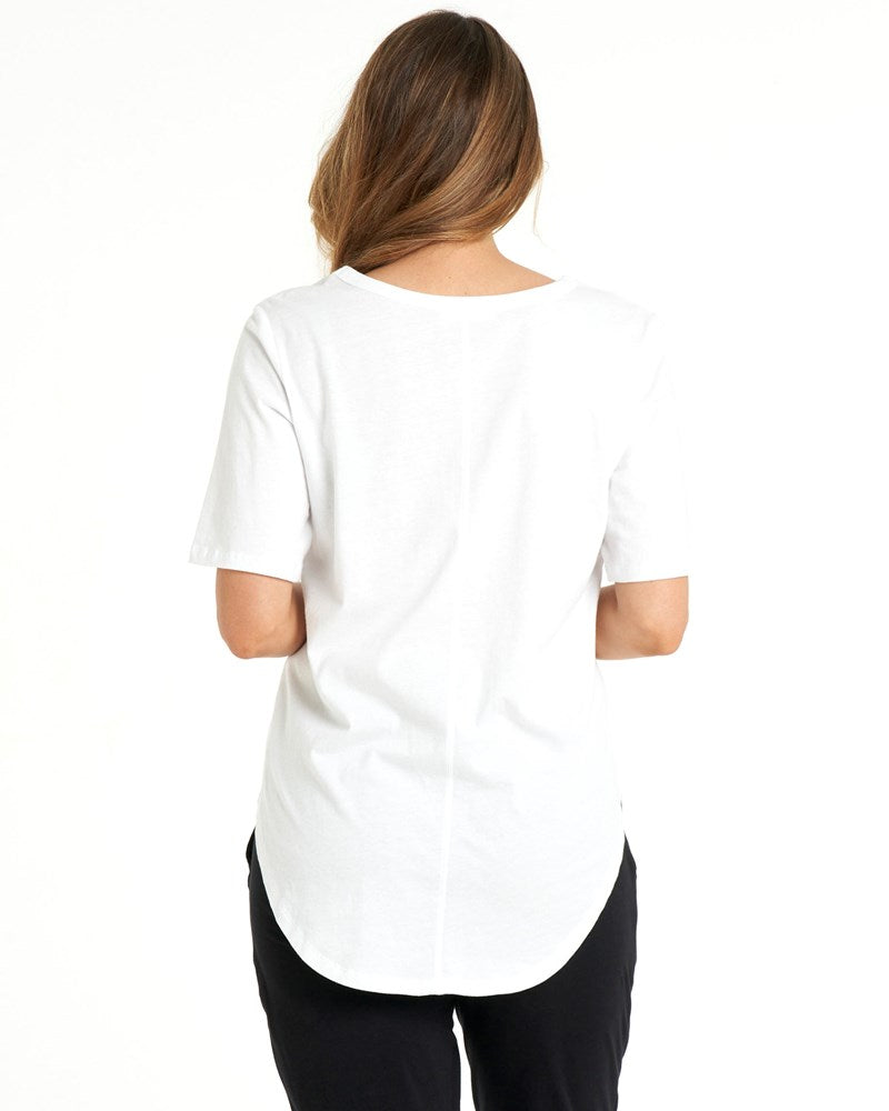 Betty Basics Ariana Tee (White)