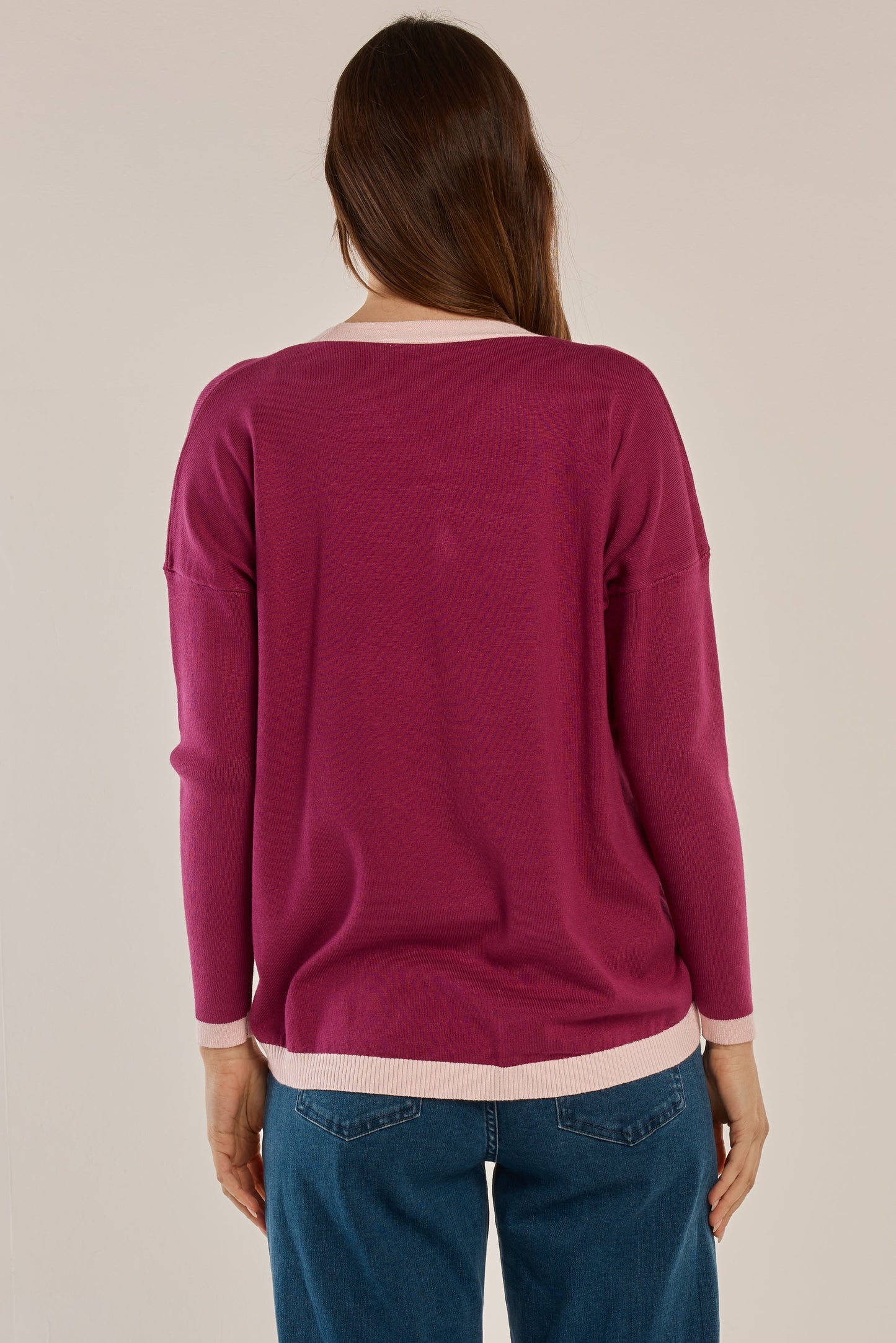Betty Basics Hampton Cardigan (Pink)
