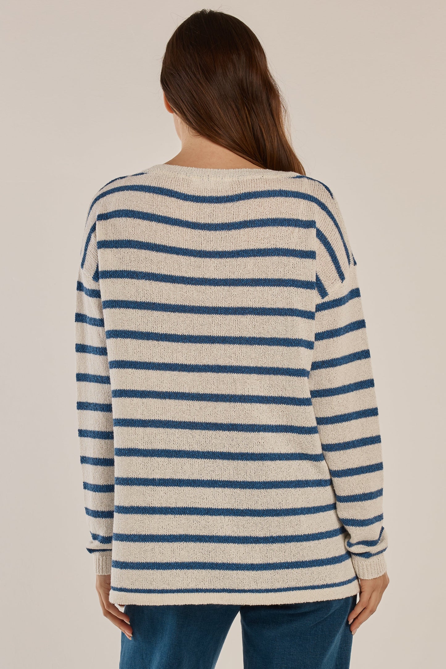 Betty Basics Bradford Knit Top (Nautical Stripe)