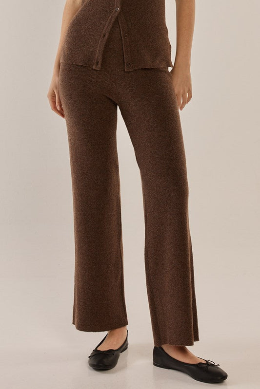 Betty Basics Nash Knit Pant (Espresso)
