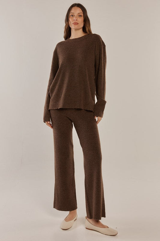 Betty Basics Ruby Knit Sweater (Espresso)