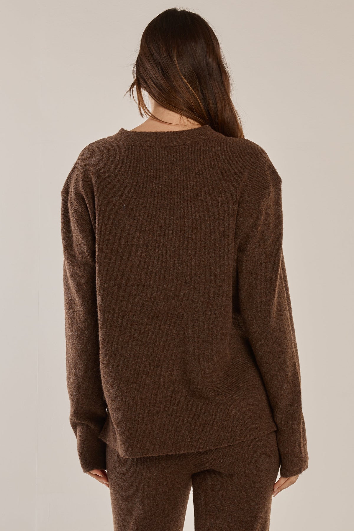 Betty Basics Ruby Knit Sweater (Espresso)