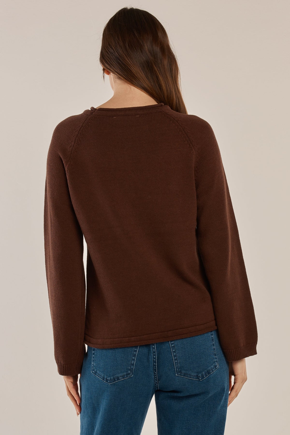 Betty Basics Carrie Knit Jumper (Espresso)