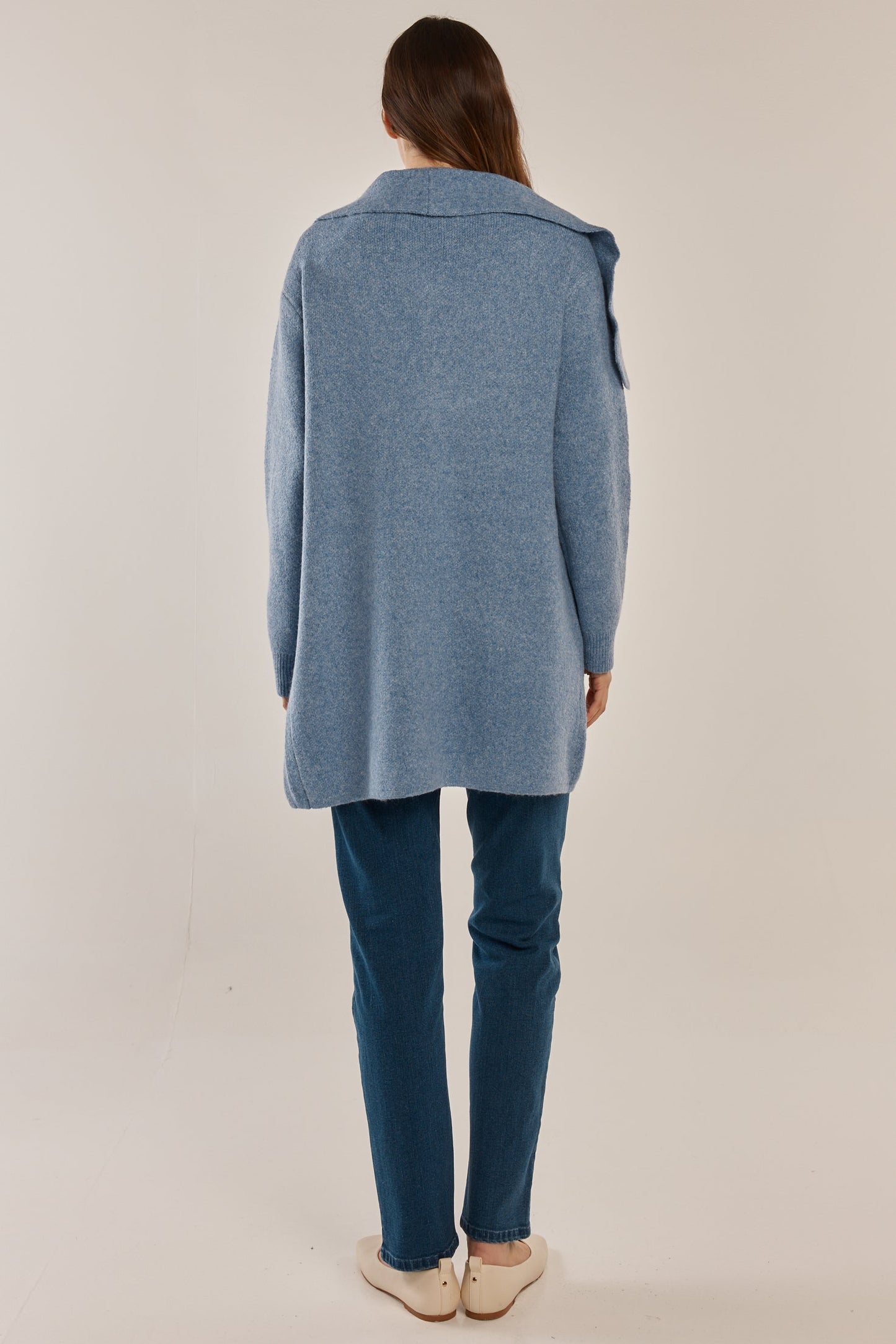 Betty Basics Abigail Cardigan (Cornflower Blue)