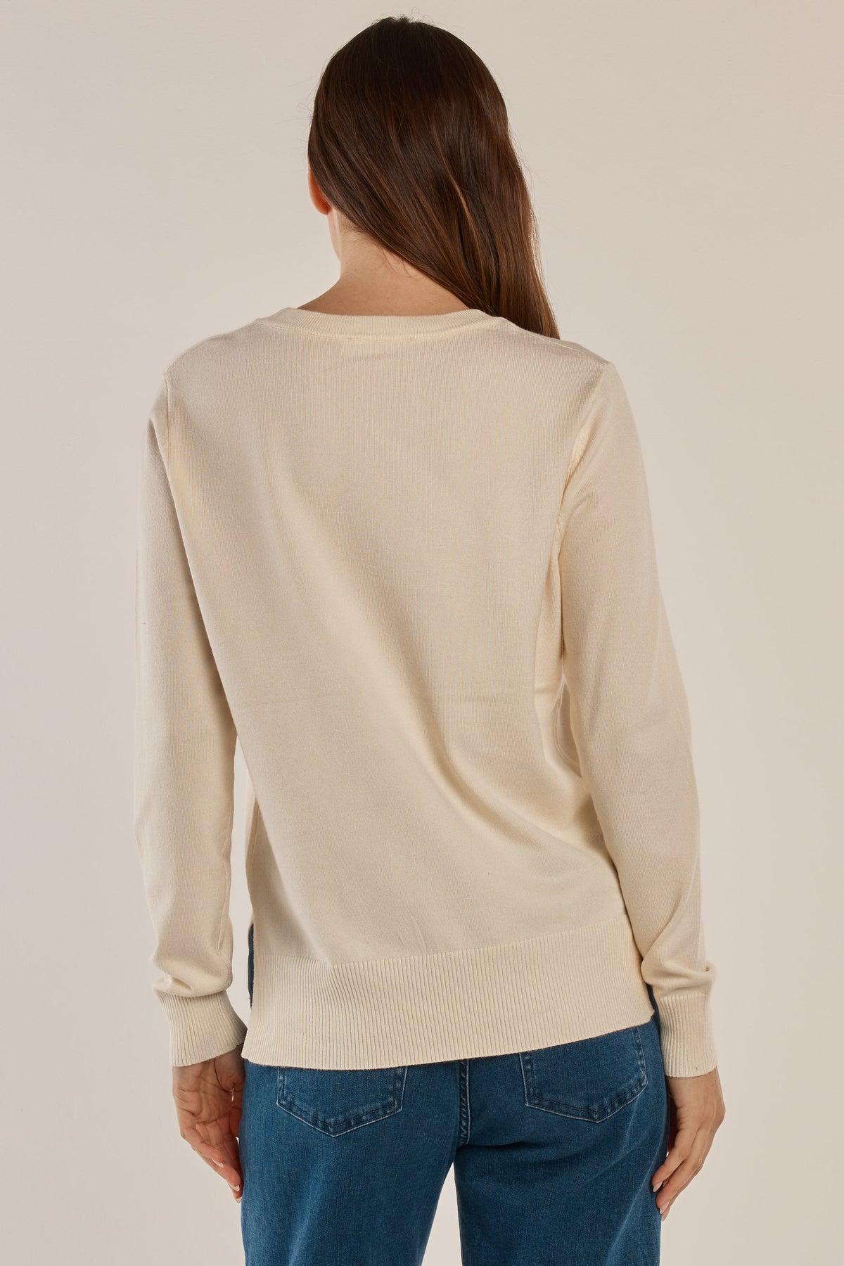 Betty Basics Louis Sweater (Cream)
