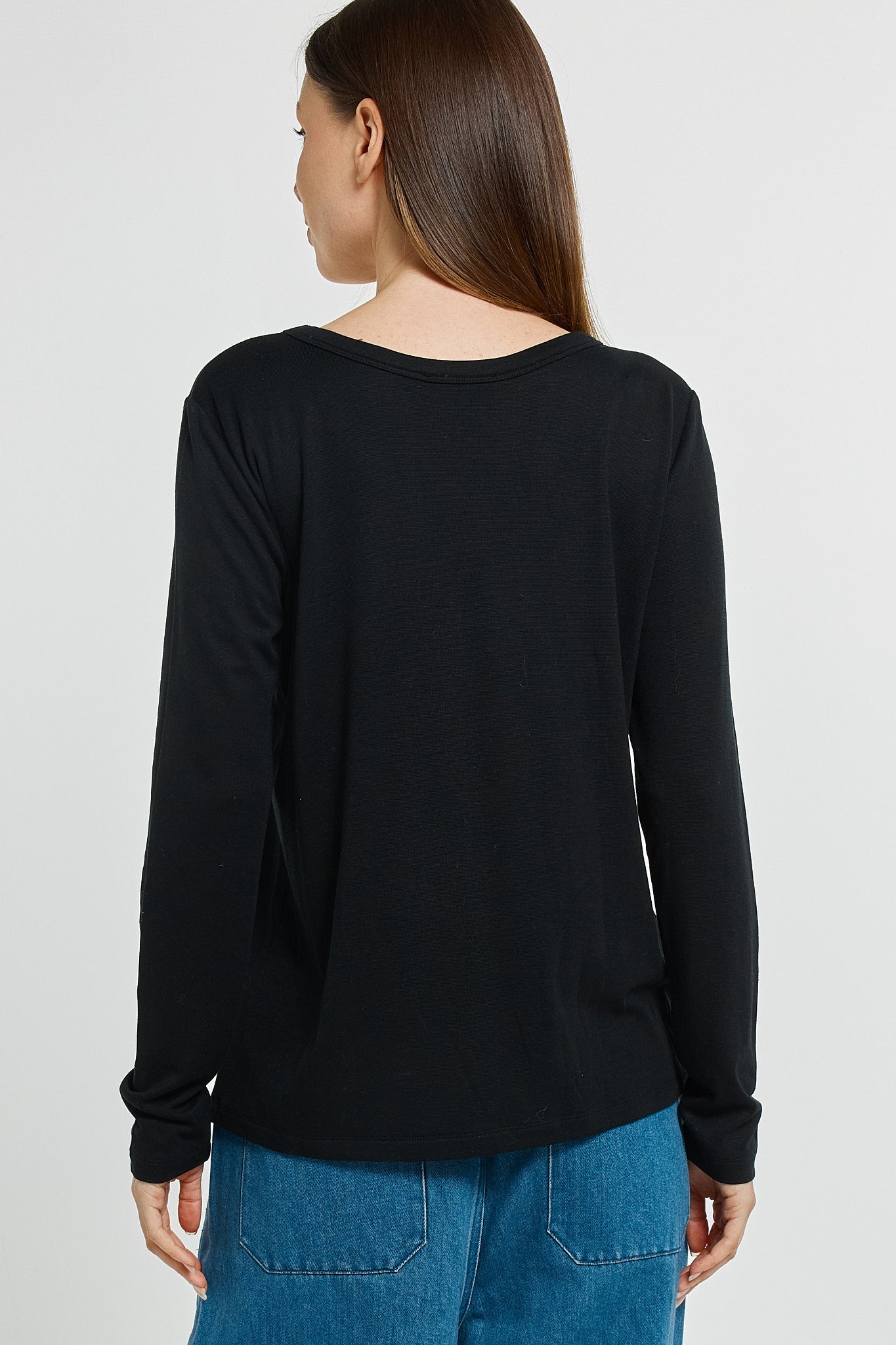 Betty Basics Westin Blended Wool Tee (Black)