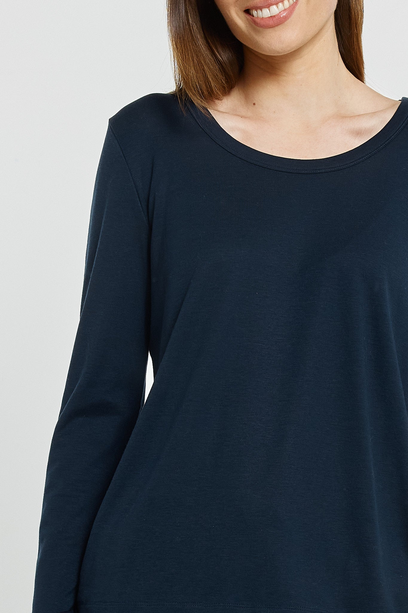 Betty Basics Westin Blended Wool Tee (Navy)