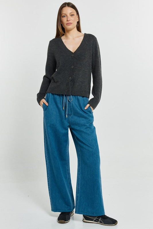 Betty Basics FiFi Cardigan (Charcoal)