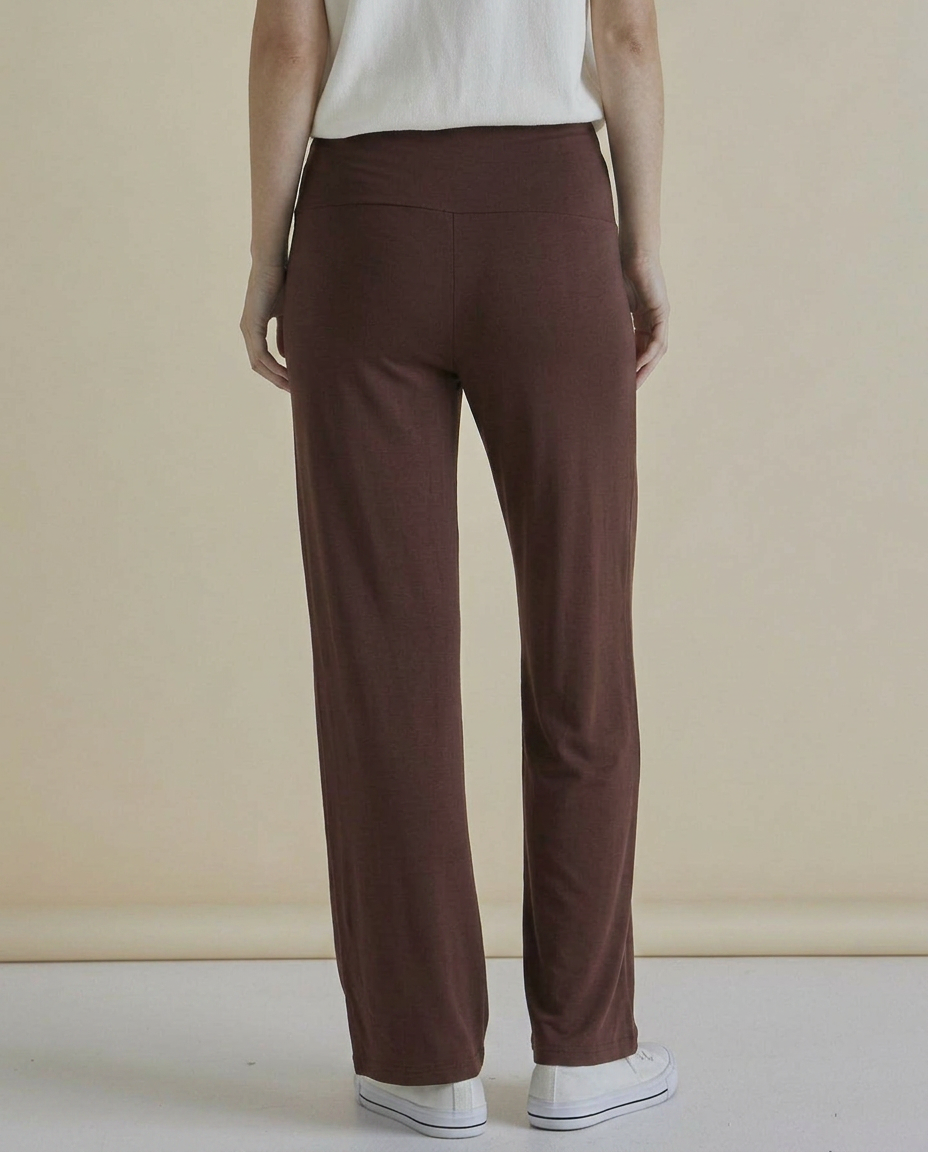 Betty Basics Houston Bamboo Relaxed Pant (Nutmeg)