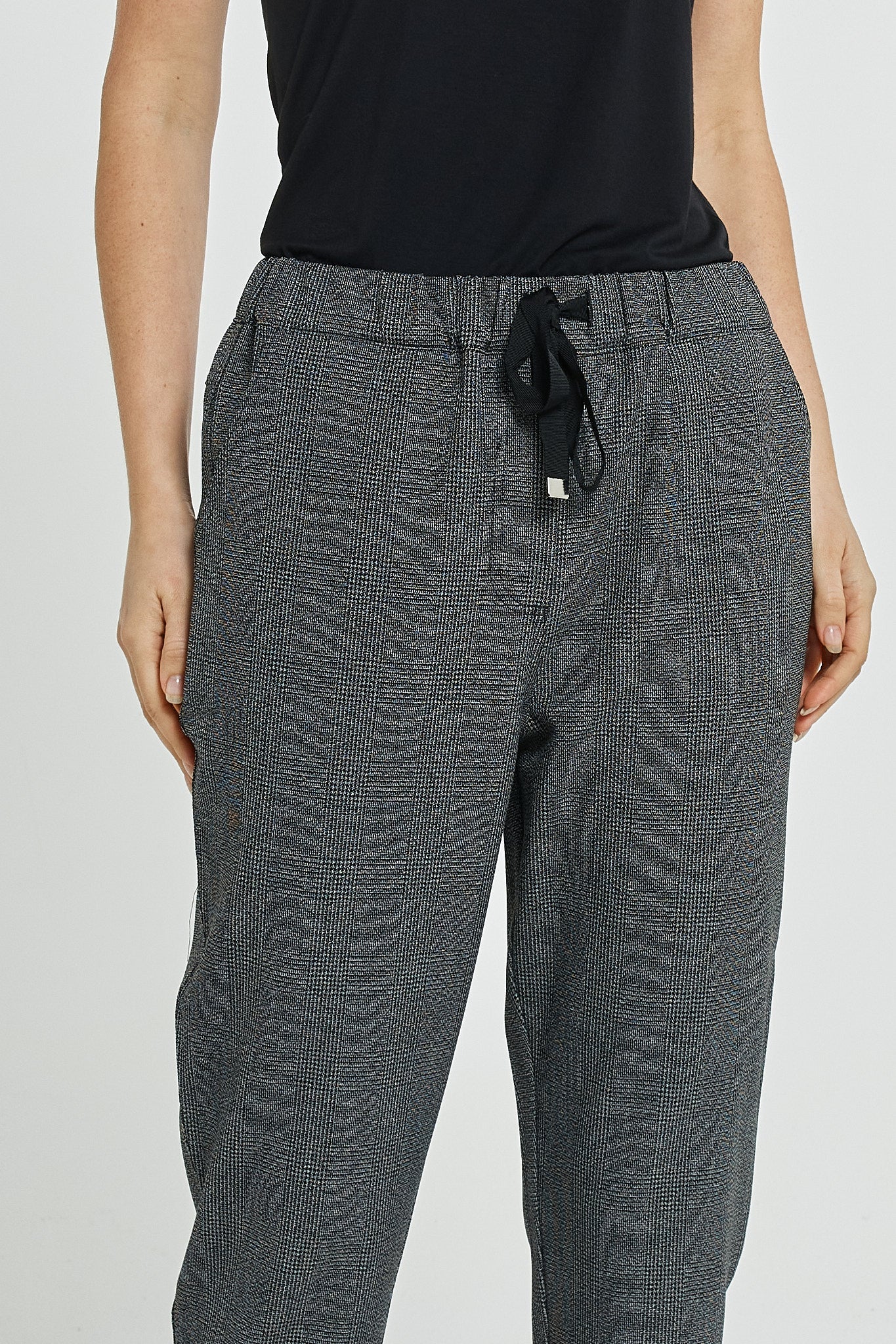Betty Basics Kenzie Jogger (Grey Check)