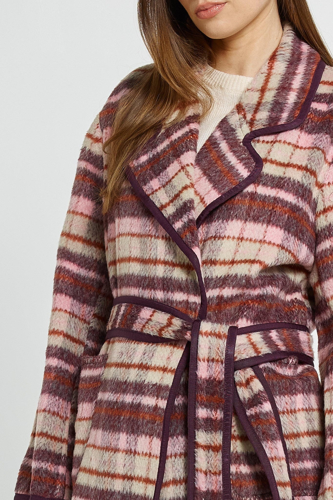 Betty Basics Sundae Coat (Wine Check)