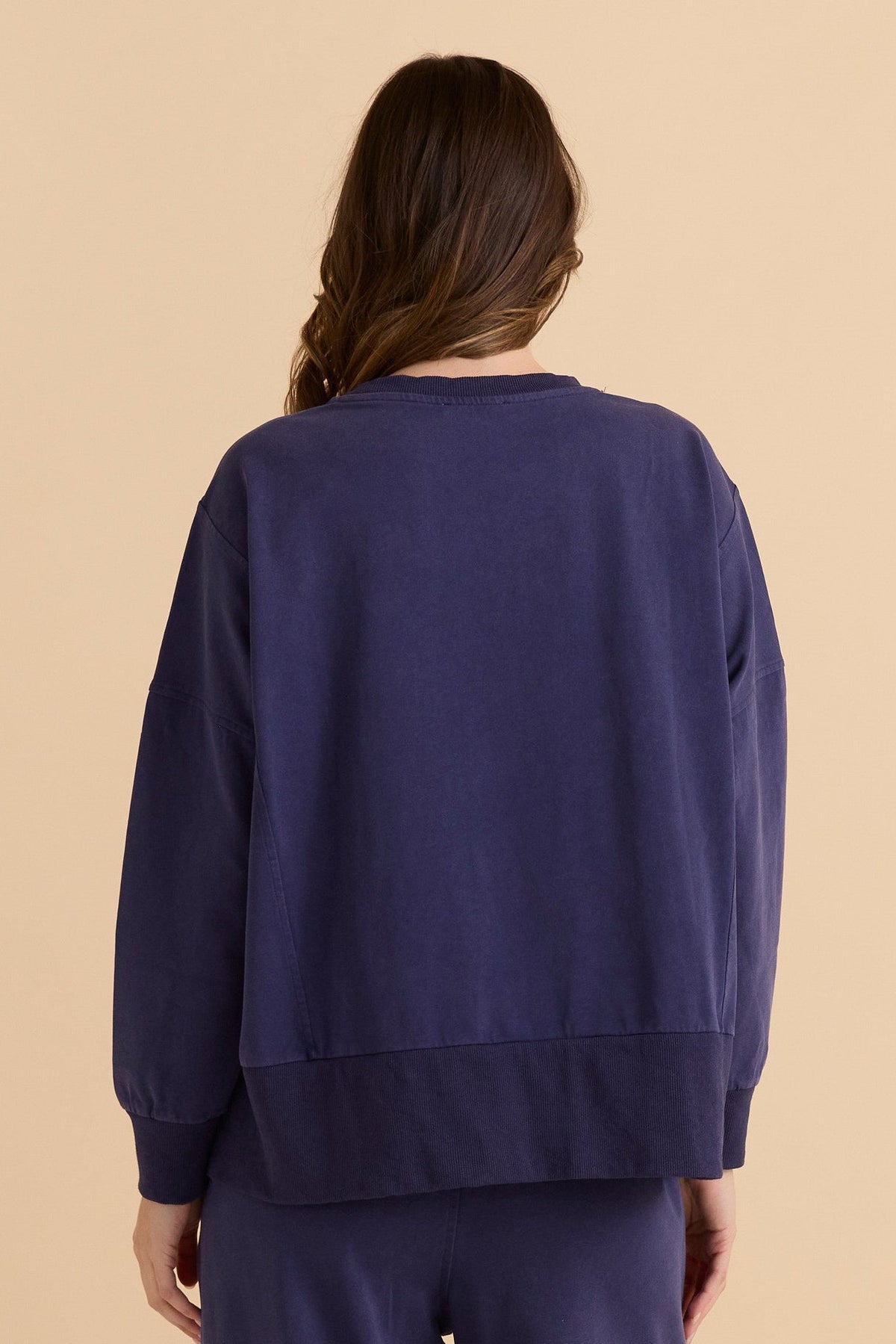 Betty Basics Iris Sweatshirt (Navy)