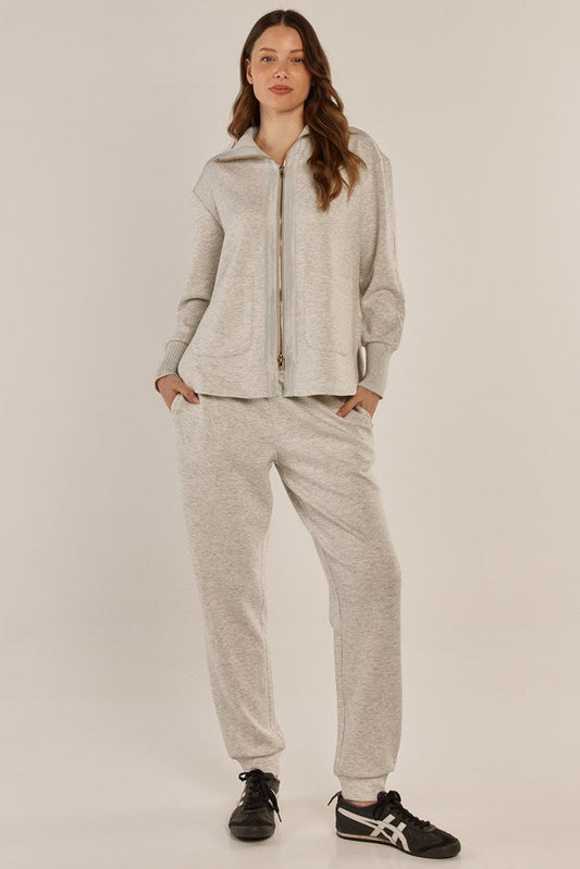 Betty Basics Sabina Sweatshirt (Grey Marle)