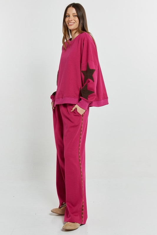 Betty Basics Saskia Sweatshirt (Mulberry)