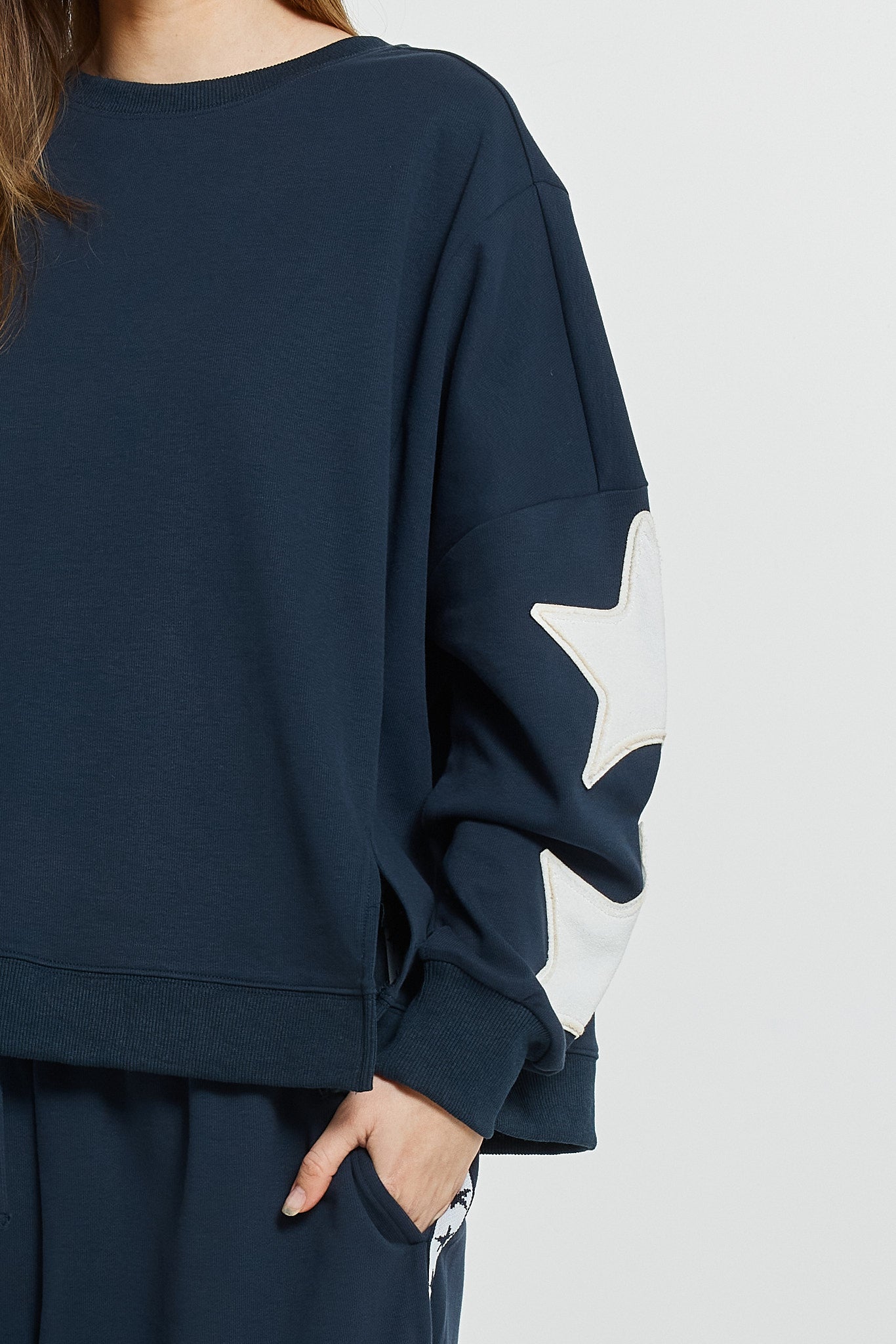Betty Basics Saskia Sweatshirt (Navy)