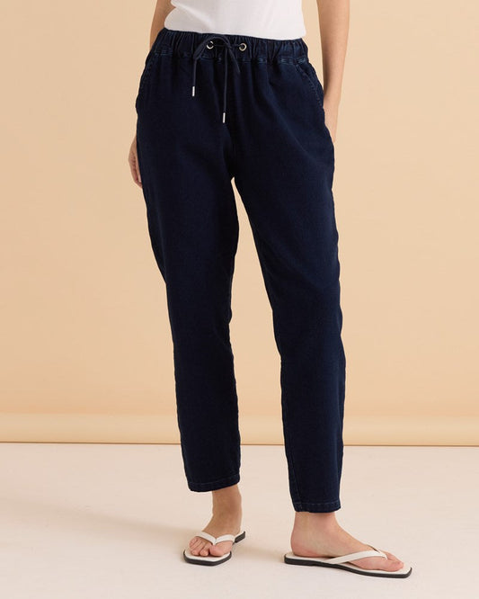 Betty Basics Brooks Jean (Dark Blue Wash)
