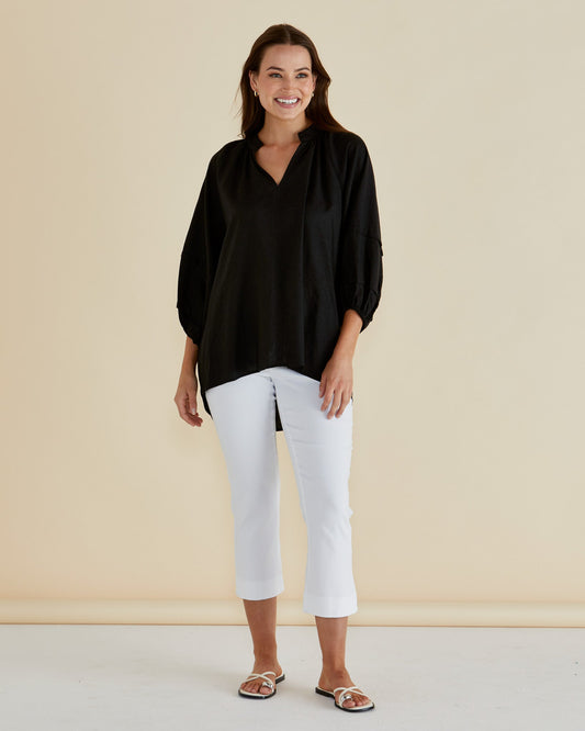 Betty Basics Grazia Blouse (Black)