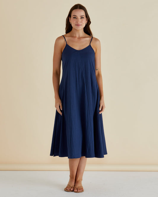 Betty Basics Harriet Dress (Navy Blue)