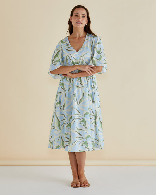 Betty Basics Mazie Dress (Garden Print)