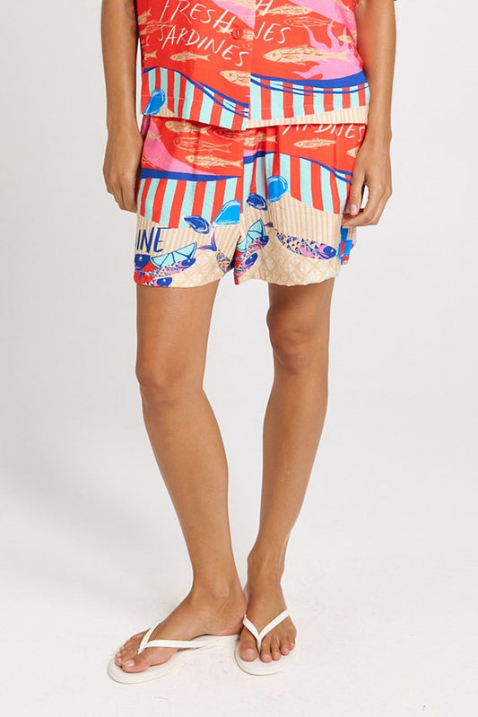 Betty Basics Copacabana Short (Mediterranean Print)