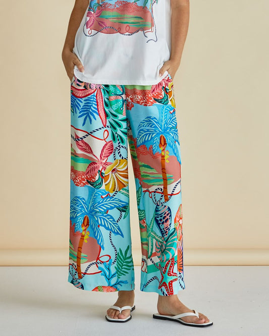 Betty Basics Rio Reef Pant (Rio Reef Print)