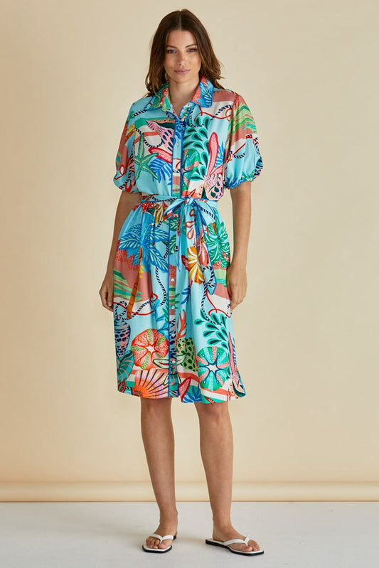 Betty Basics Rio Reef Dress (Rio Reef Print)