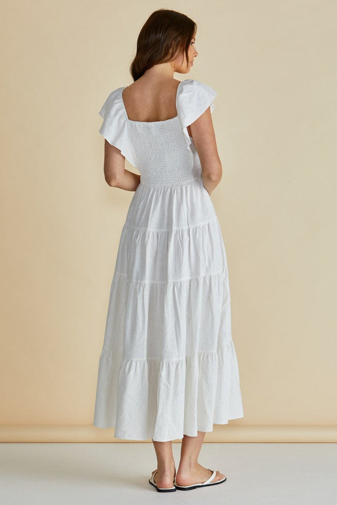 Betty Basics Sadie Dress (White)