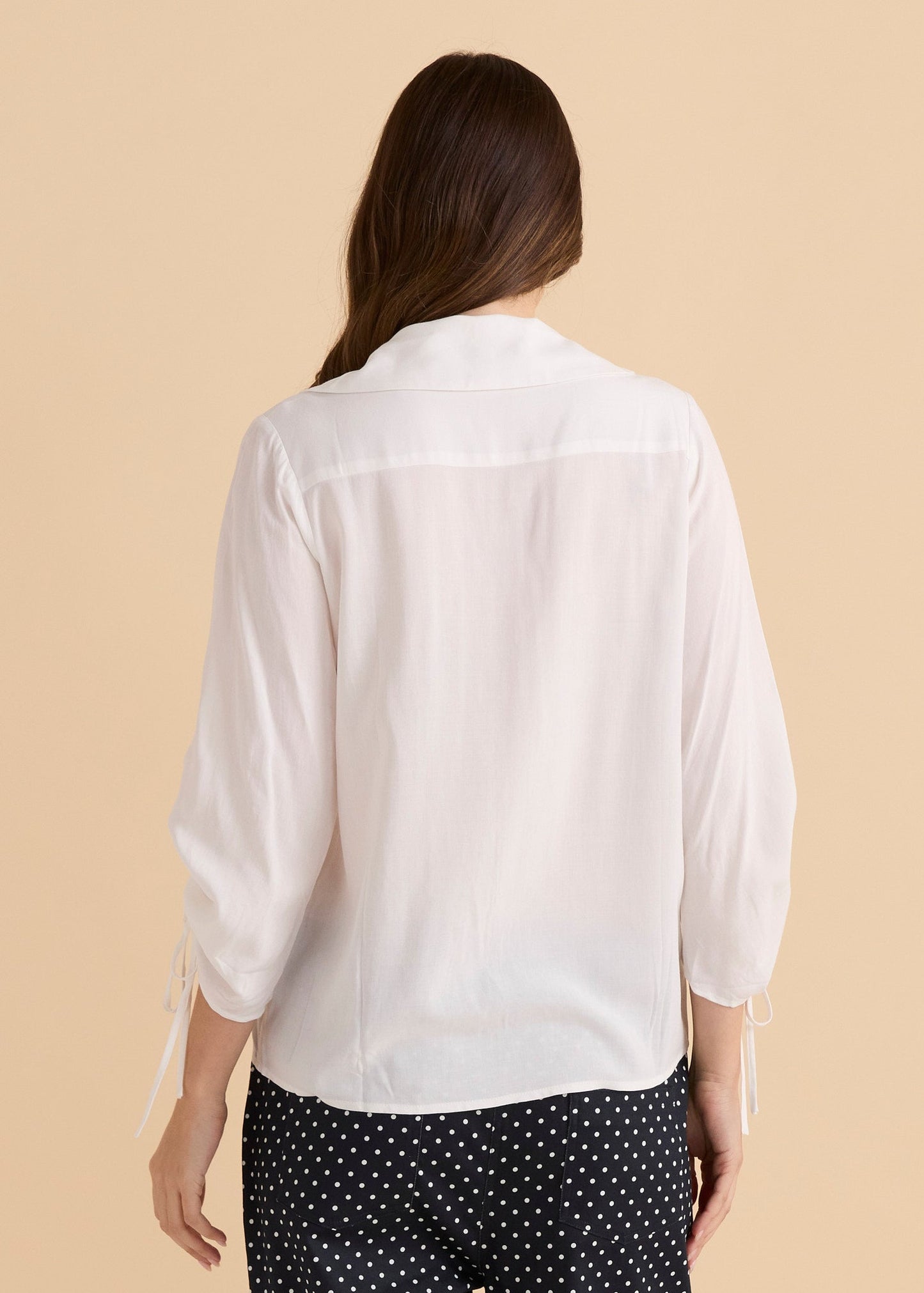 Betty Basics Belinda Blouse (White)